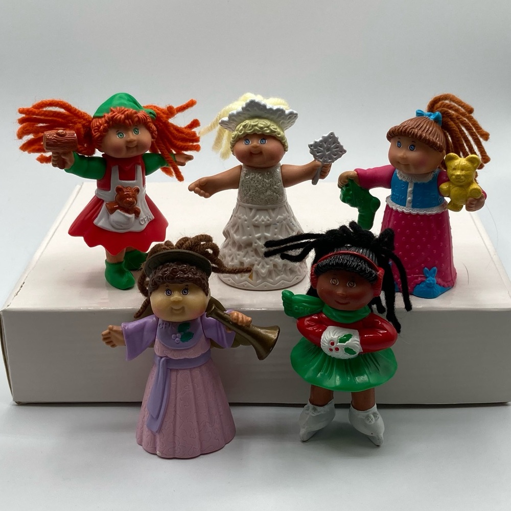 Vintage McDonald’s 1992/94 Cabbage Patch Kids, Happy Meal Toys. 5 total.